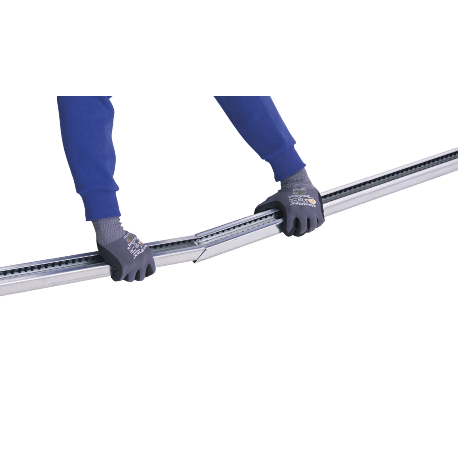 Garagentor Sektionaltor Tor 42 mm M-Sicke Modern Weiß Anthrazit