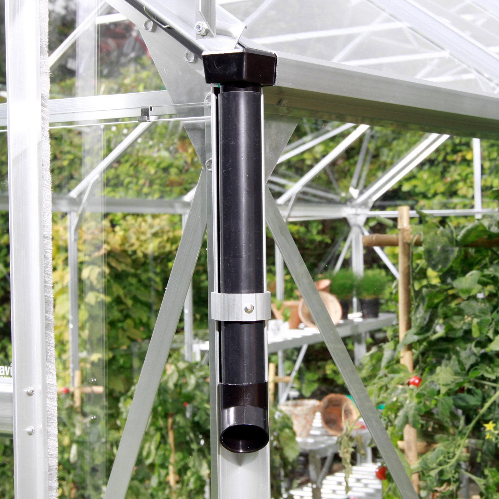 Vitavia Gewächshaus Zubehör Heizung Regenfallrohr Fundament Dachlüfter