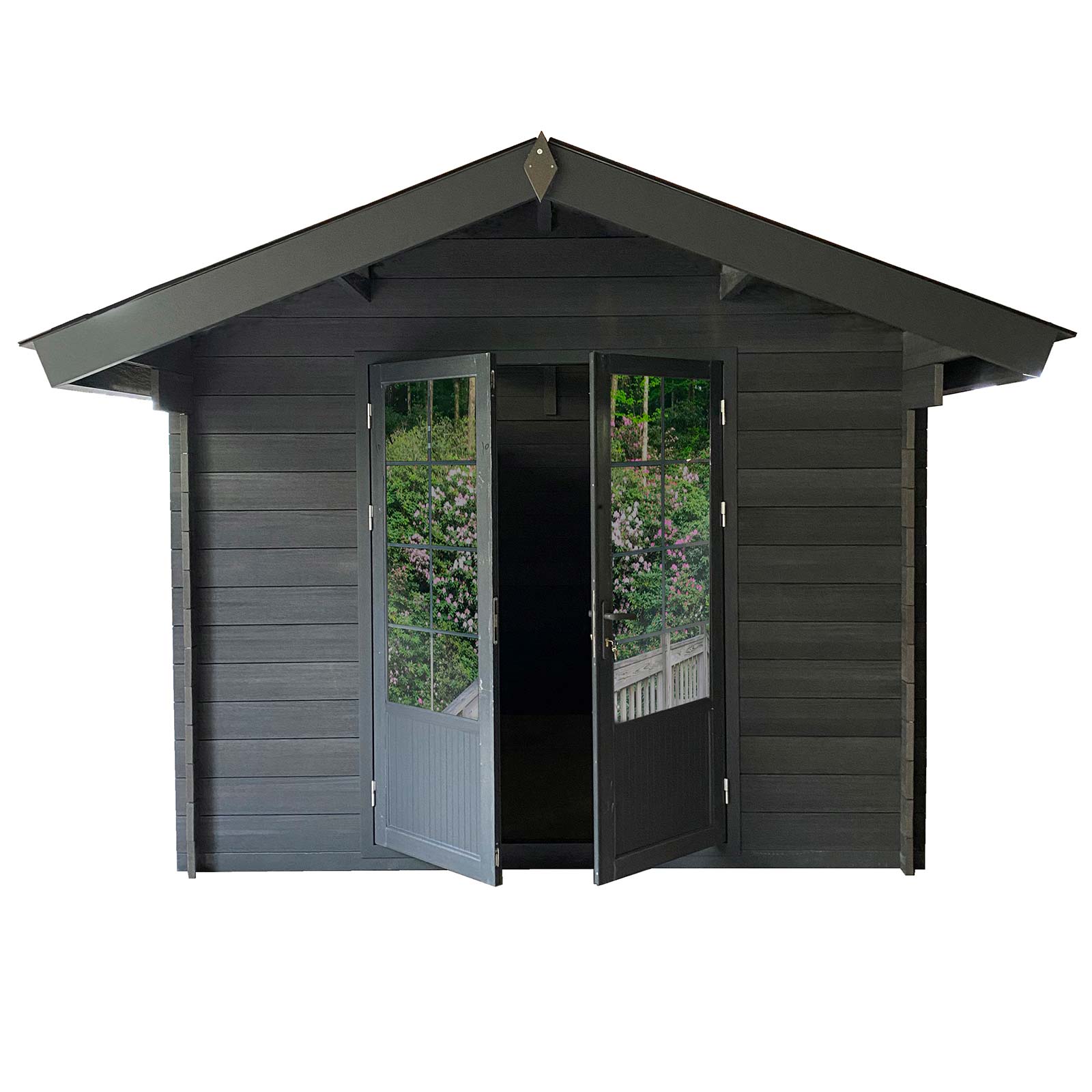 Gartenhaus 28mm WPC Gerätehaus Pultdach Geräteschuppen Schuppen