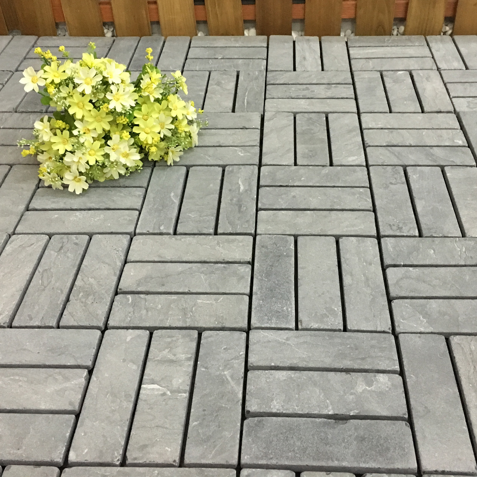 Terrassenfliesen Klickfliesen Balkonfliese Holzfliese Kunststoff