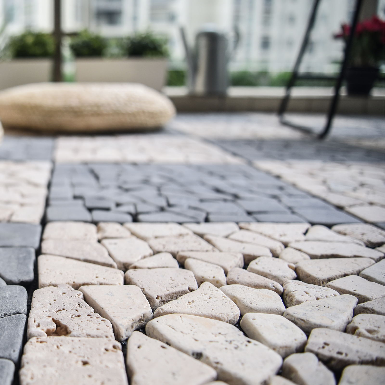 Terrassenfliesen Klickfliesen Balkonfliese Holzfliese Kunststoff