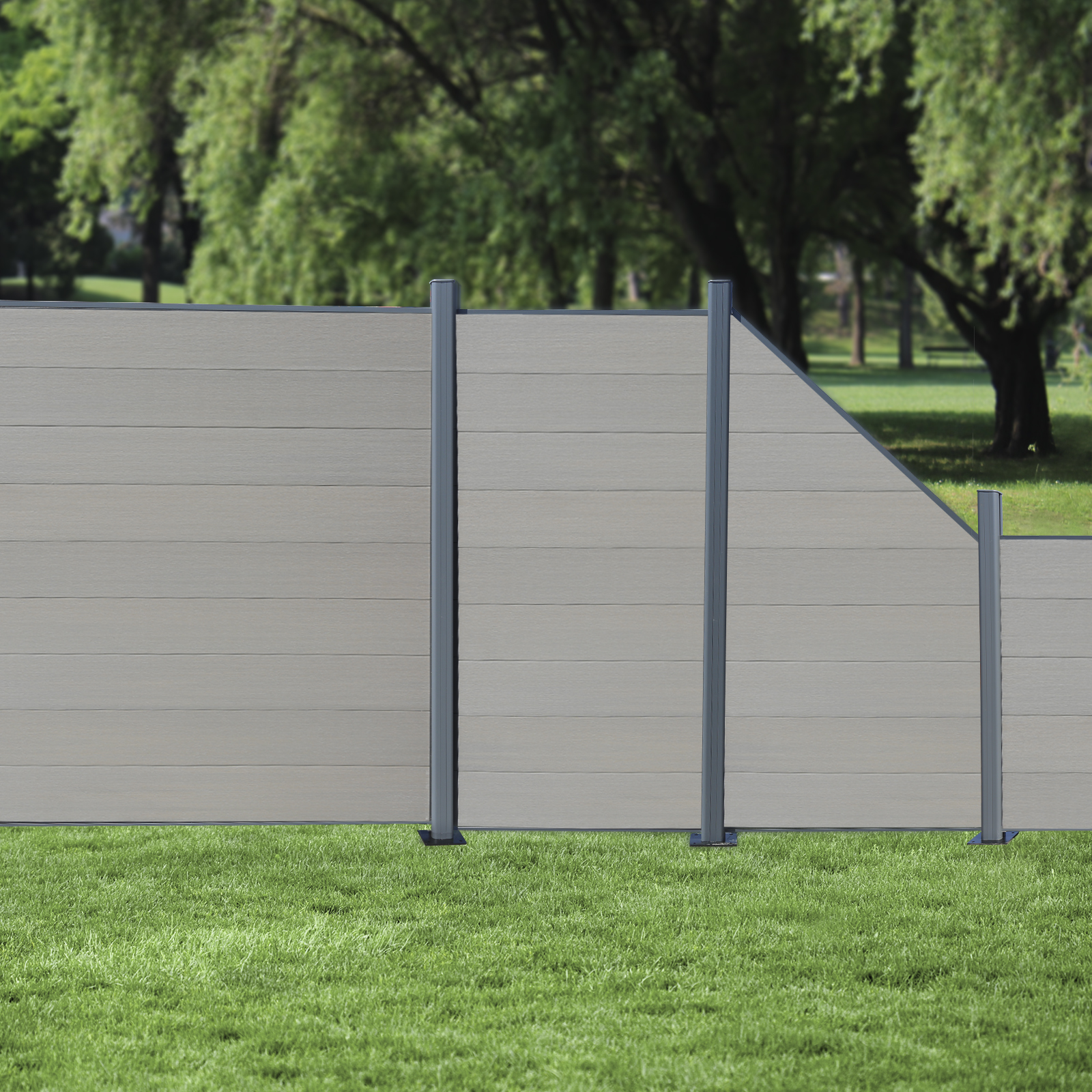 WPC Sichtschutz Zaun Sichtschutz Garten