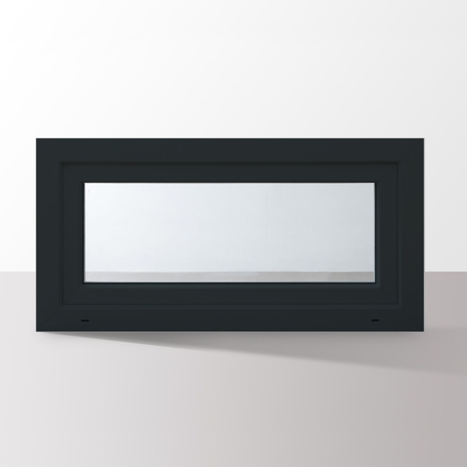 Details zu Fenster Kunststofffenster Kellerfenster Dreh Kipp 2 Fach RAL7016 anthrazit 2022 Versandhandel