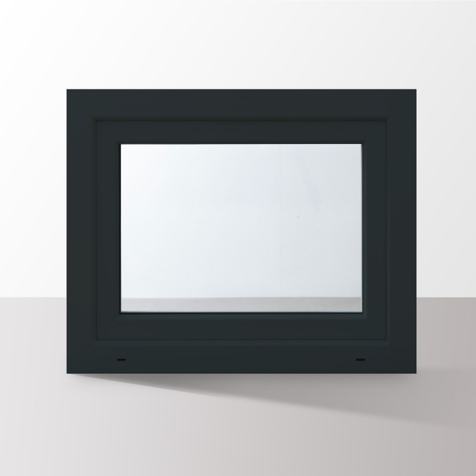 Details zu Fenster Kunststofffenster Kellerfenster Dreh Kipp 2 Fach RAL7016 anthrazit 2022 Versandhandel
