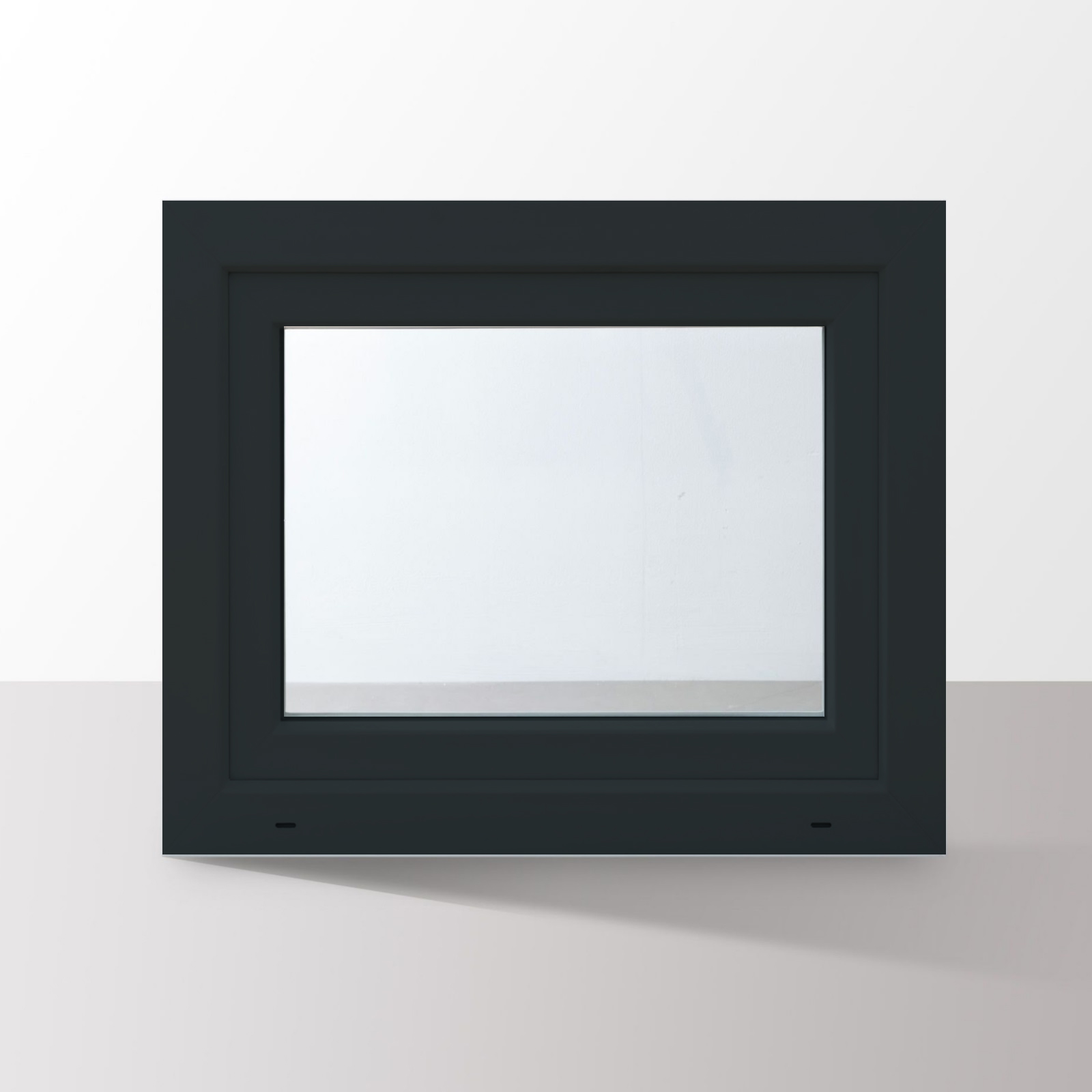 Details zu Fenster Kunststofffenster Kellerfenster Dreh Kipp 2 Fach RAL7016 anthrazit 2022 Versandhandel
