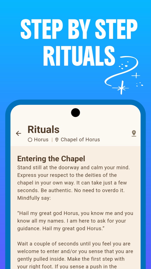 Screenshot of Abydos Temple: Egypt Guide app for Android