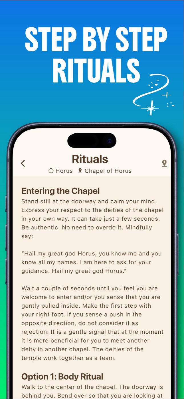 Screenshot of Abydos Temple: Egypt Guide app for iPhone and iPad