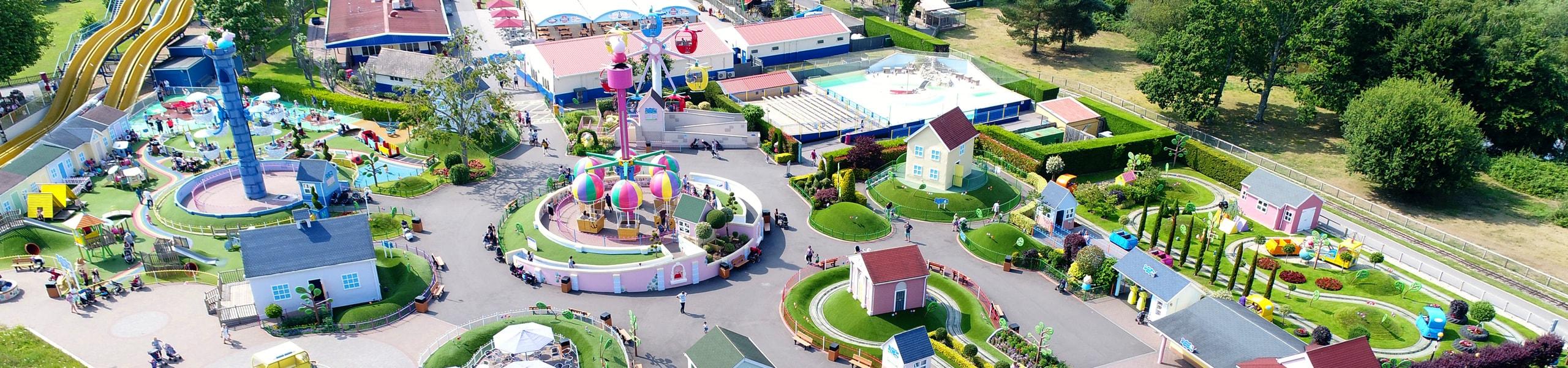 Aerial View of Paultons park