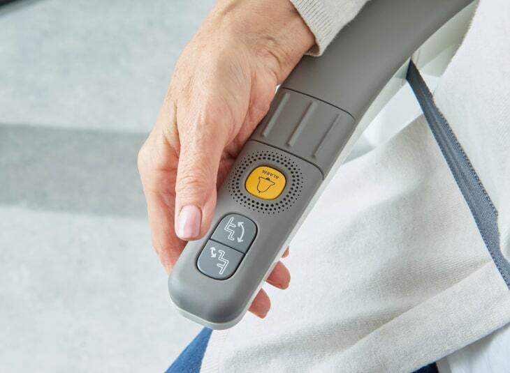 Flow X Kurviger Treppenlift Bedienung Stuhl