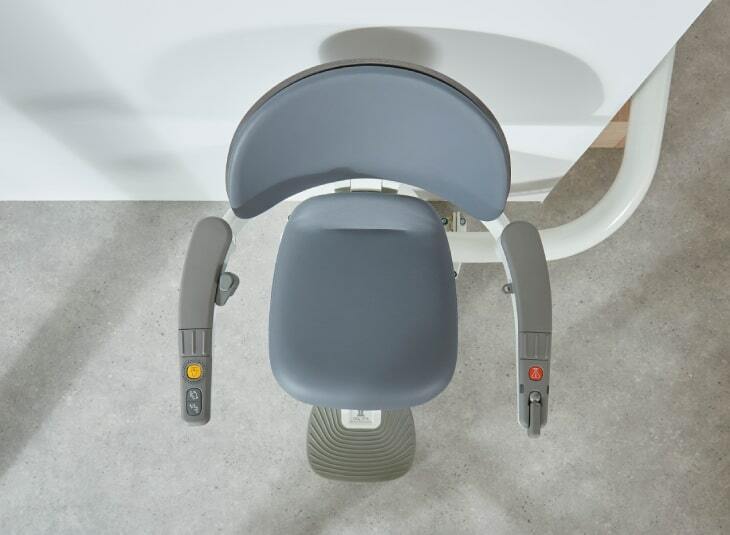 Flow X Kurviger Treppenlift Von Oben