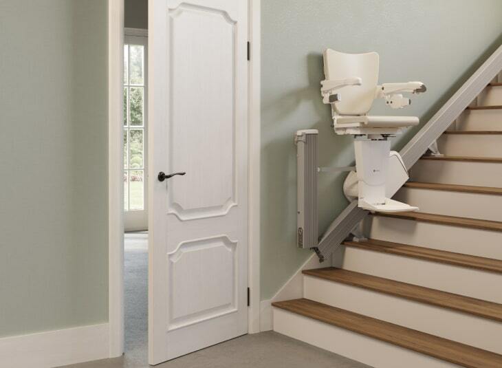 1100 Monte Escalier Droit Rail Relevable Porte