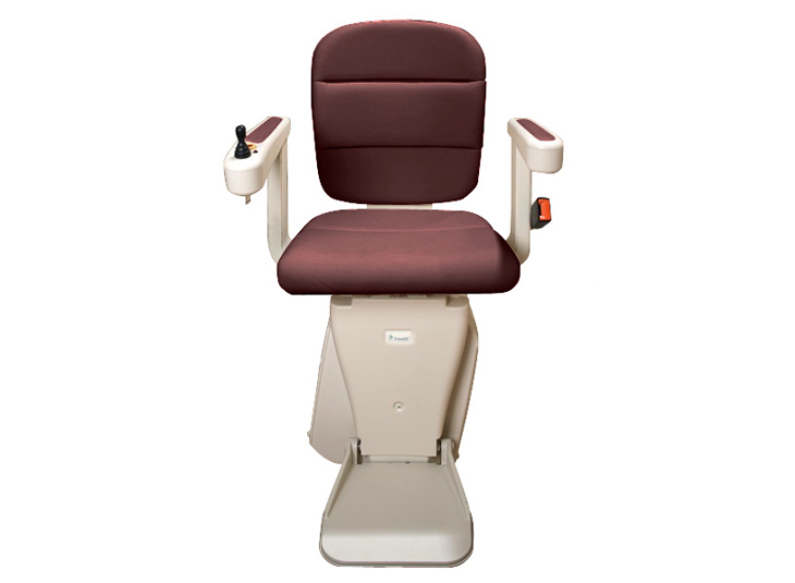 Traplift Bocht Freecurve Elegance Kleur Bruin