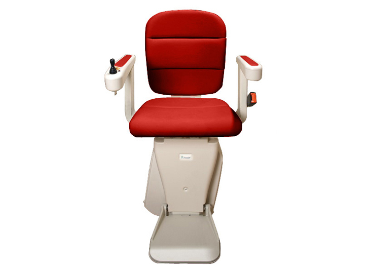 Traplift Bocht Freecurve Elegance Kleur Rood
