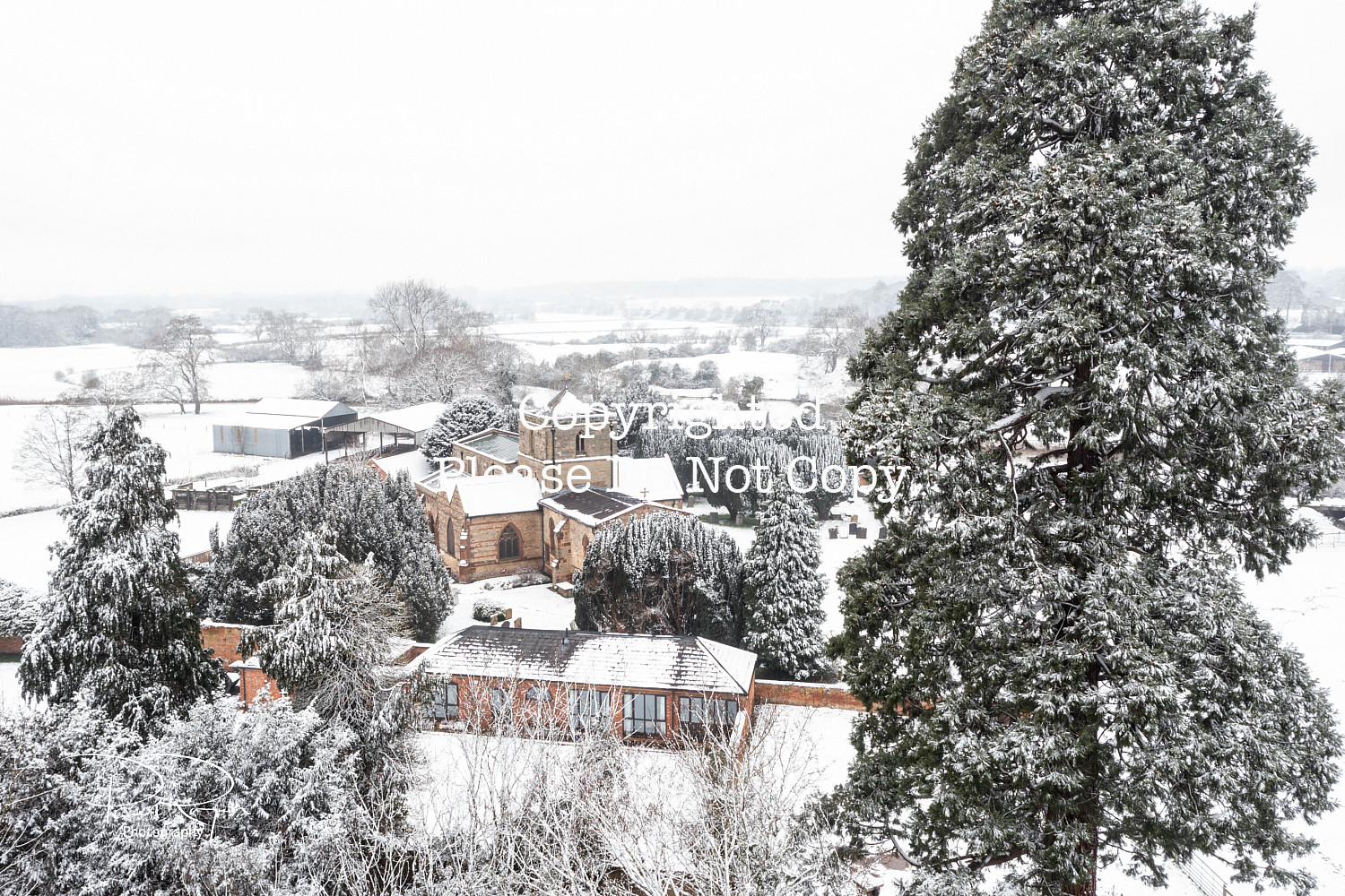 Snowy Wolston Church