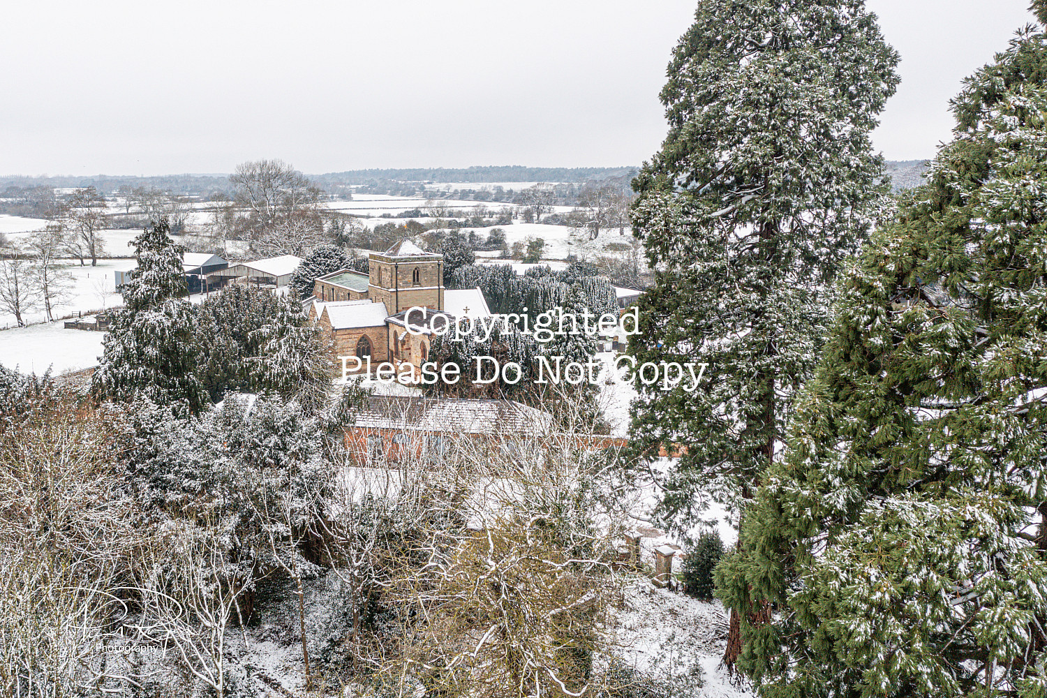 Snowy Wolston Church