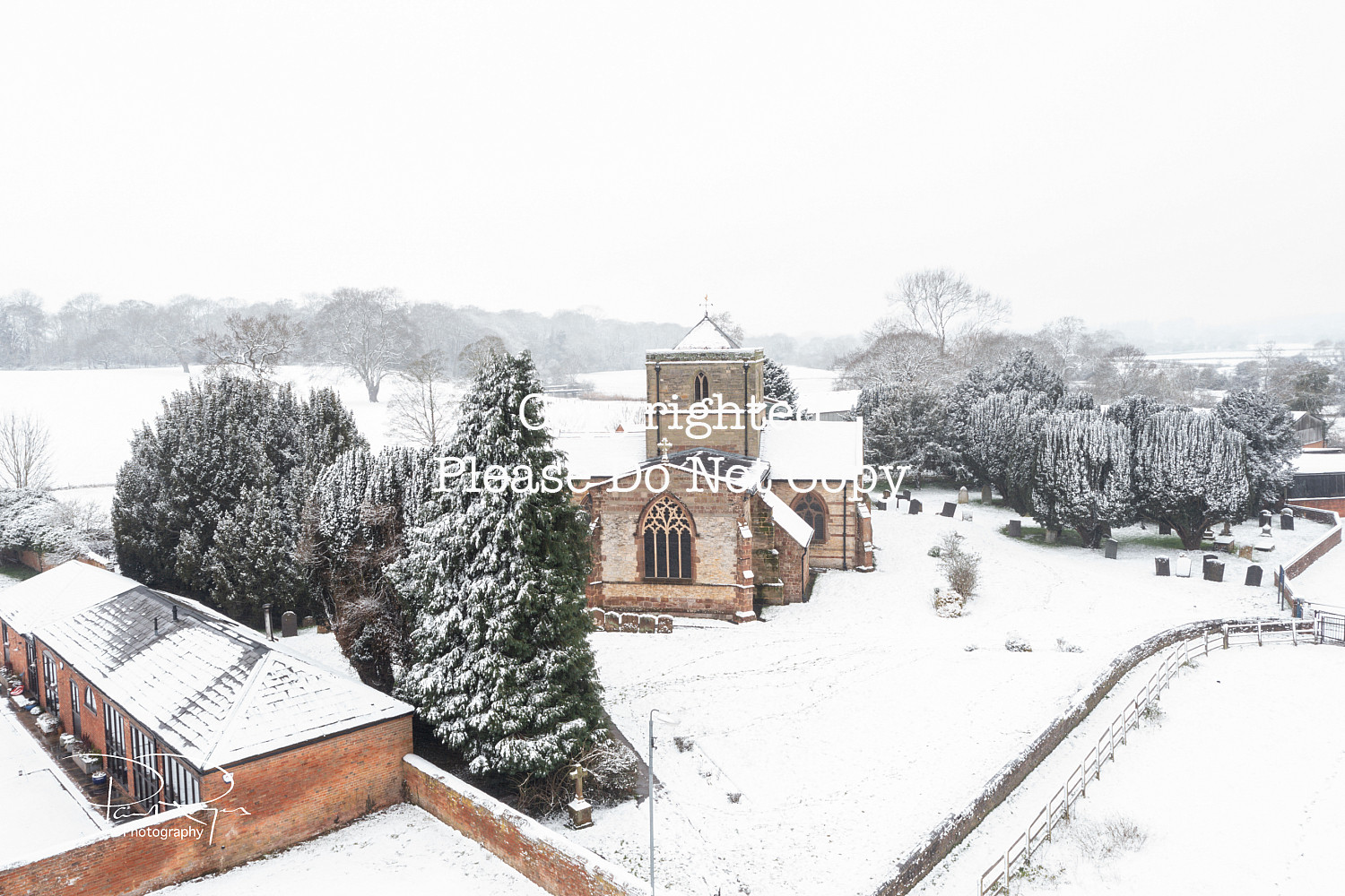 Snowy Wolston Church