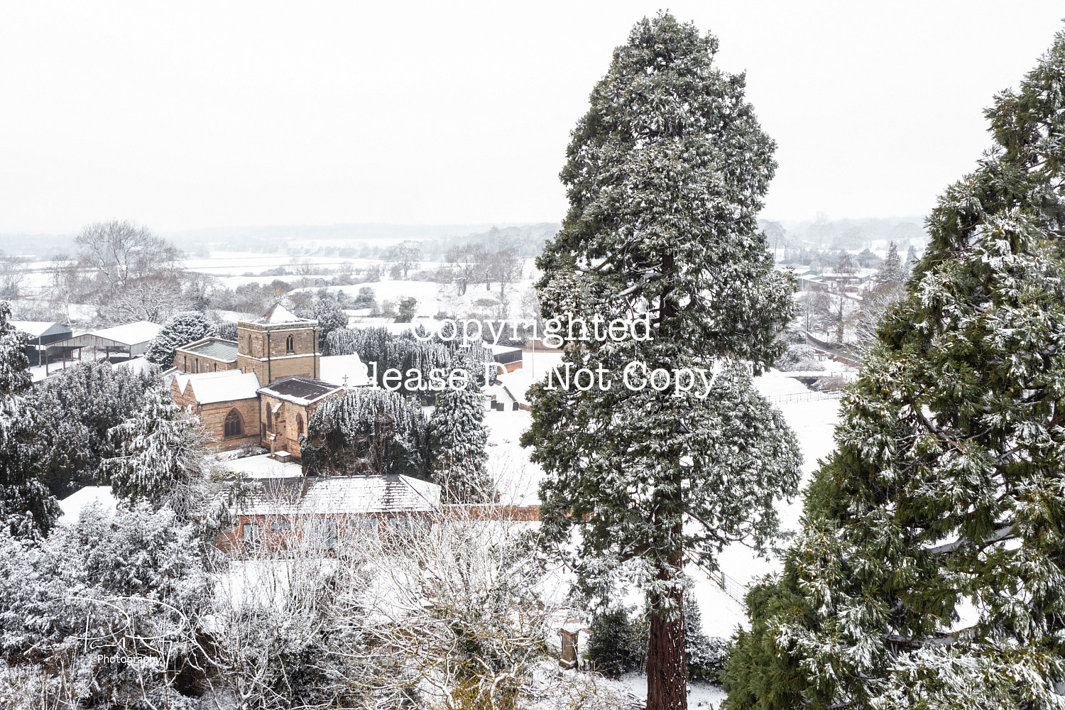Snowy Wolston Church