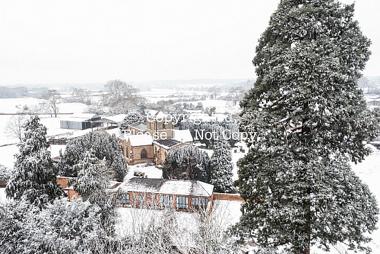 Snowy Wolston Church