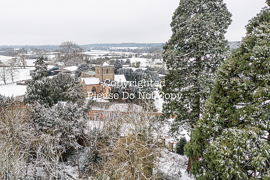 Snowy Wolston Church