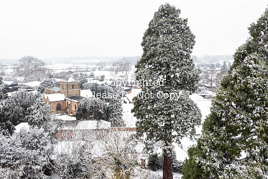 Snowy Wolston Church
