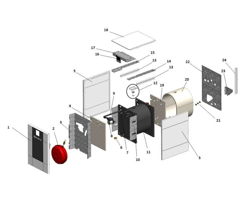 OptiPac MR32 - Unité intérieure au sol chauffage seul - régulateur filaire