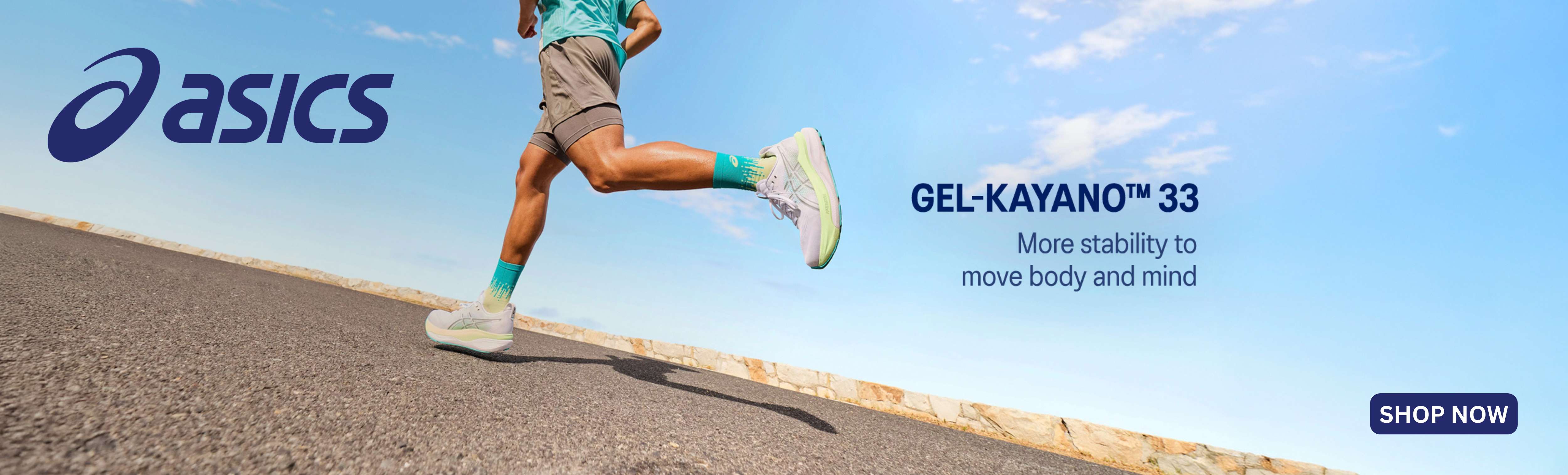 The GEL-KAYANO 33 is one of ASICS’ pinnacle running shoes for support and comfort