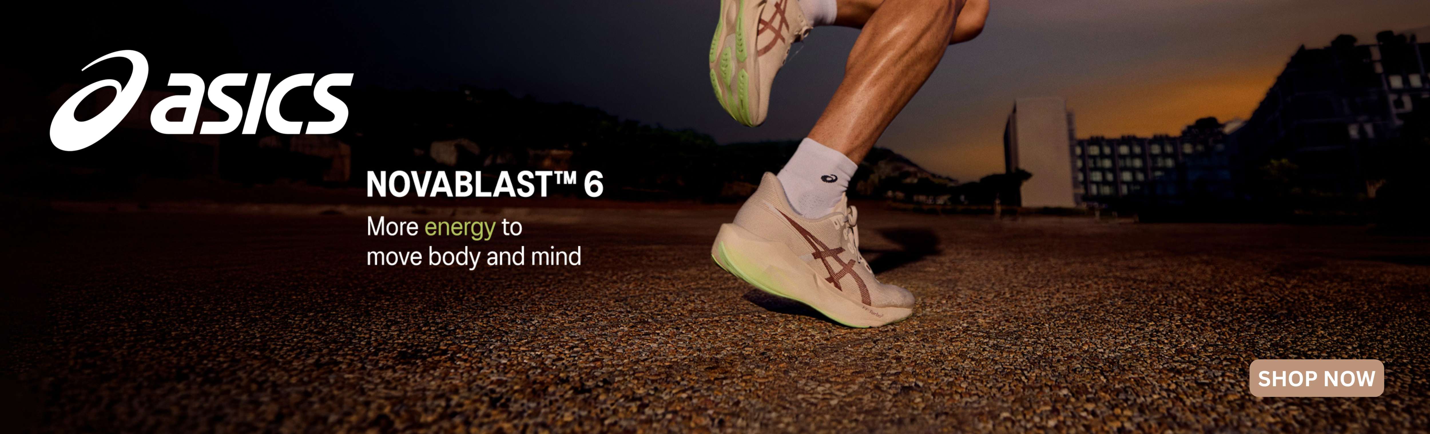 The NOVABLAST 6 running shoe is designed to help provide a supreme energy return at toe-off