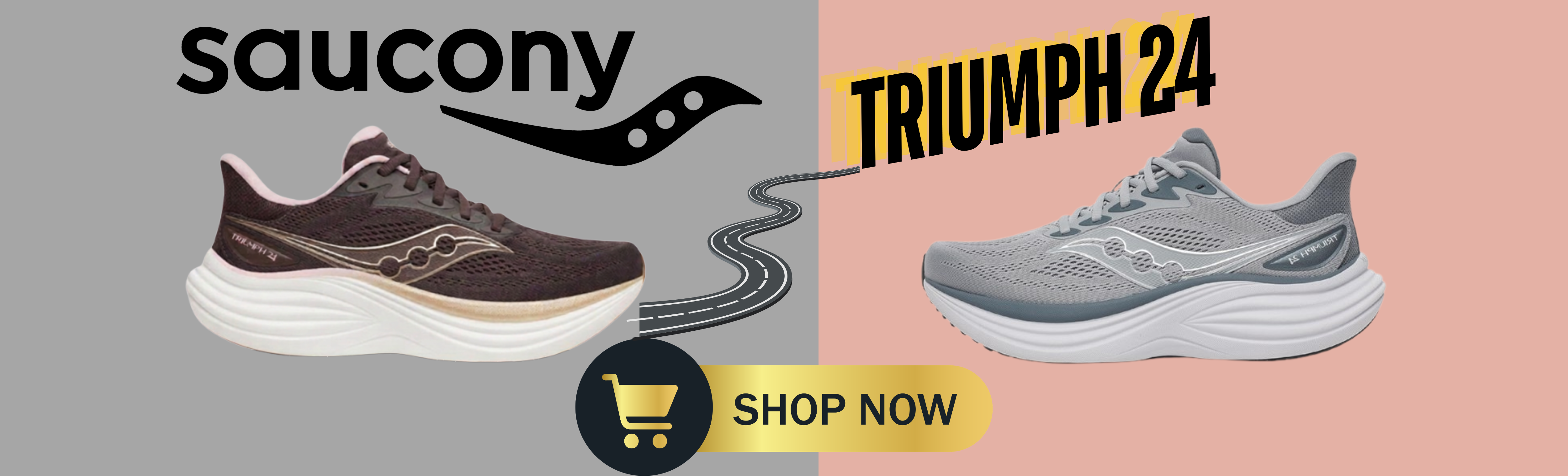 Meet the Triumph 24—our premium neutral cushioned running shoe, now powered by the all-new midsole