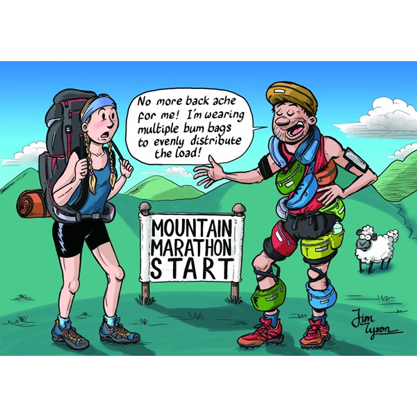Fell Running Cartoon Calendar 2025
