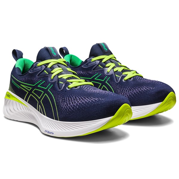 Asics Mens Cumulus 25 | Midnight / Cilantro