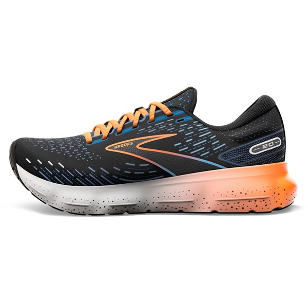Brooks Mens Glycerin 20 Black / Classic Blue / Orange
