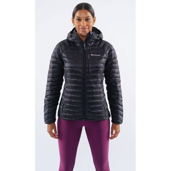 Montane Women's Featherlite Down Jacket Black / Slate Montane Women's Featherlite Down Jacket Black / Slate