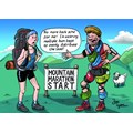 Fell Running Cartoon Calendar 2025