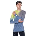 Ron Hill Mens Tech Golden Hour LS Tee