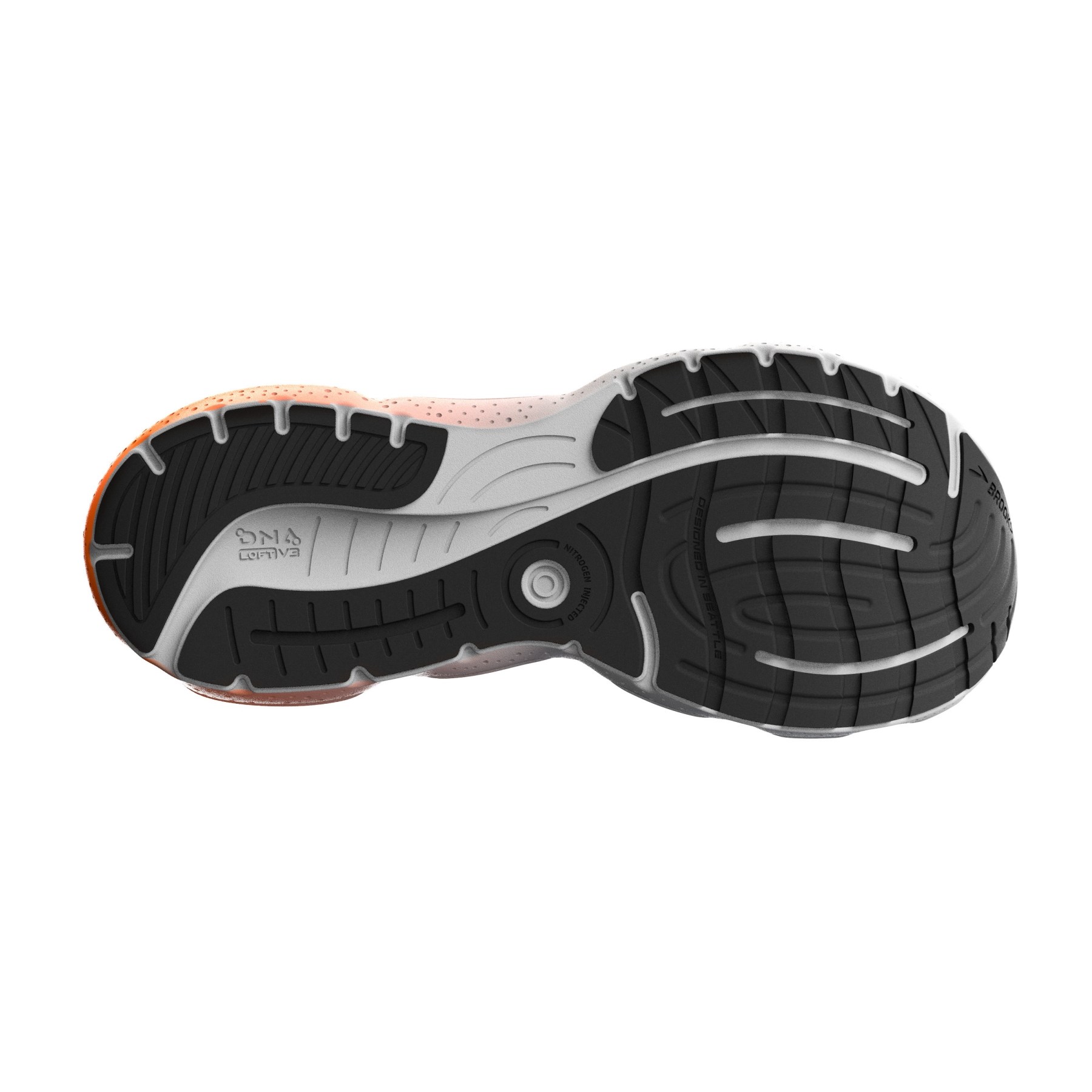 Brooks Mens Glycerin 20 Black / Classic Blue / Orange