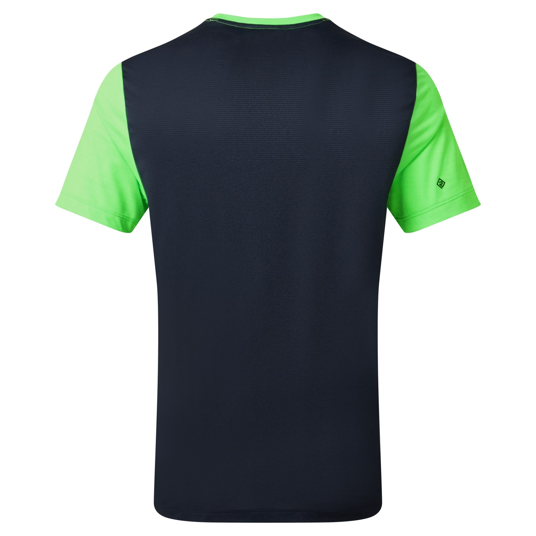 Ron Hill Men's Life SS Tee Fluo Green Marl / Charcoal Marl