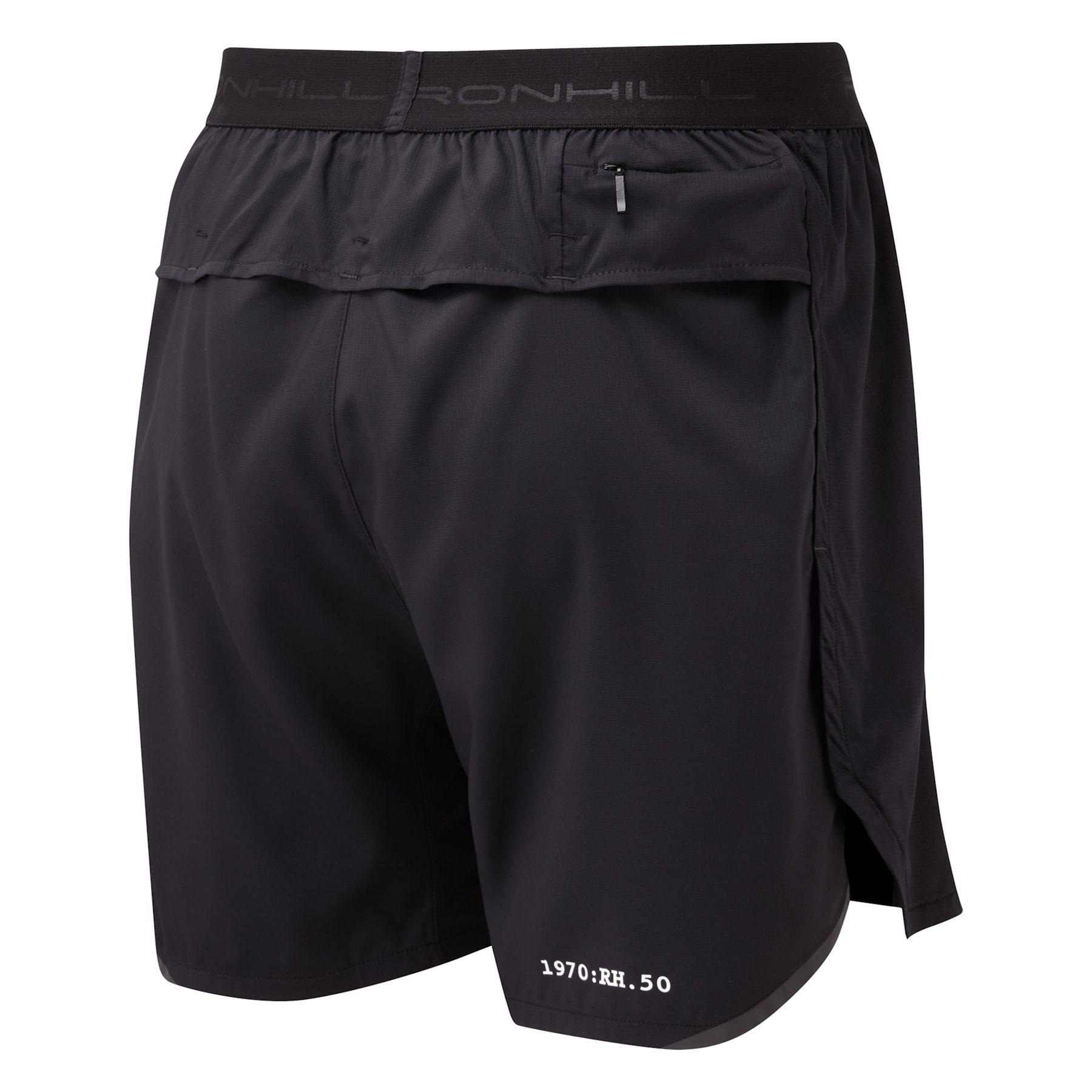 Ron Hill Mens Tech Revive 5" Short Black