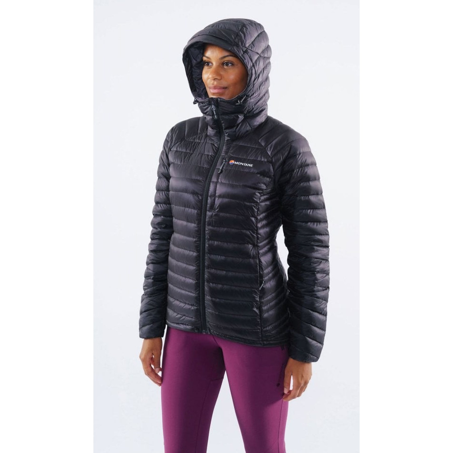 Montane Women's Featherlite Down Jacket Black / Slate Montane Women's Featherlite Down Jacket Black / Slate