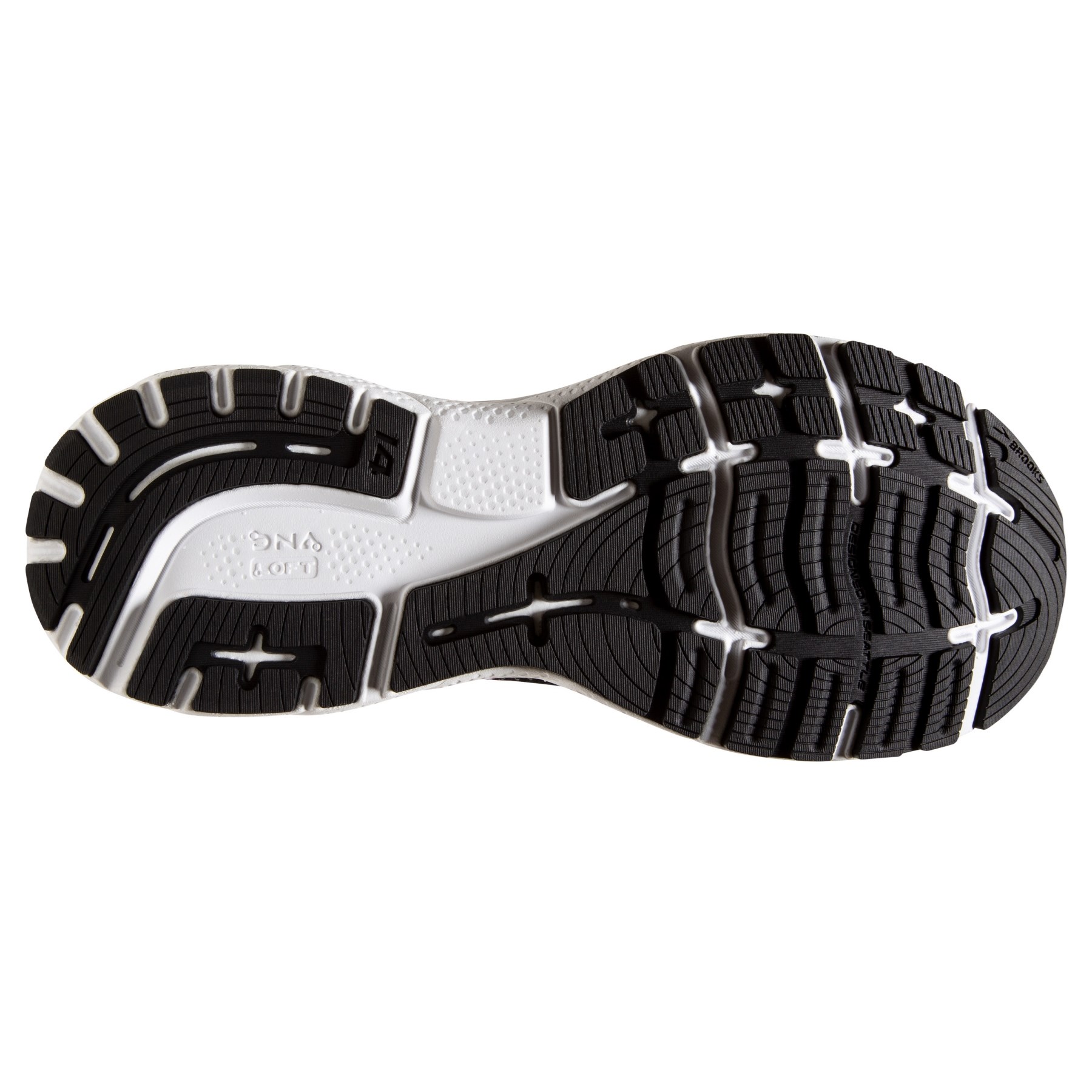 Brooks Womens Ghost 14 Wide Black / Coral