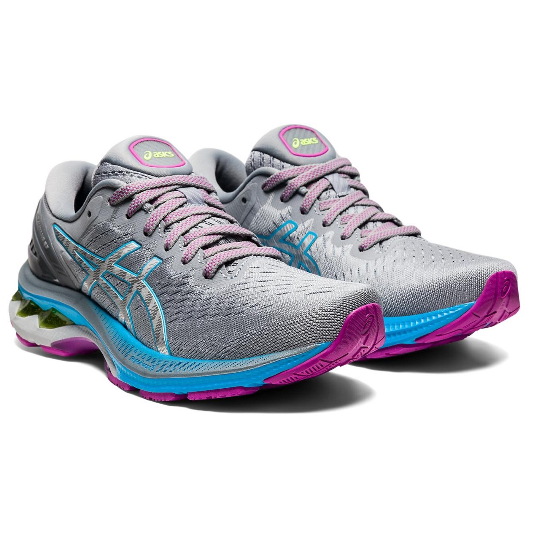 Asics Women's Kayano 27 Digital Aqua / Pure Silver