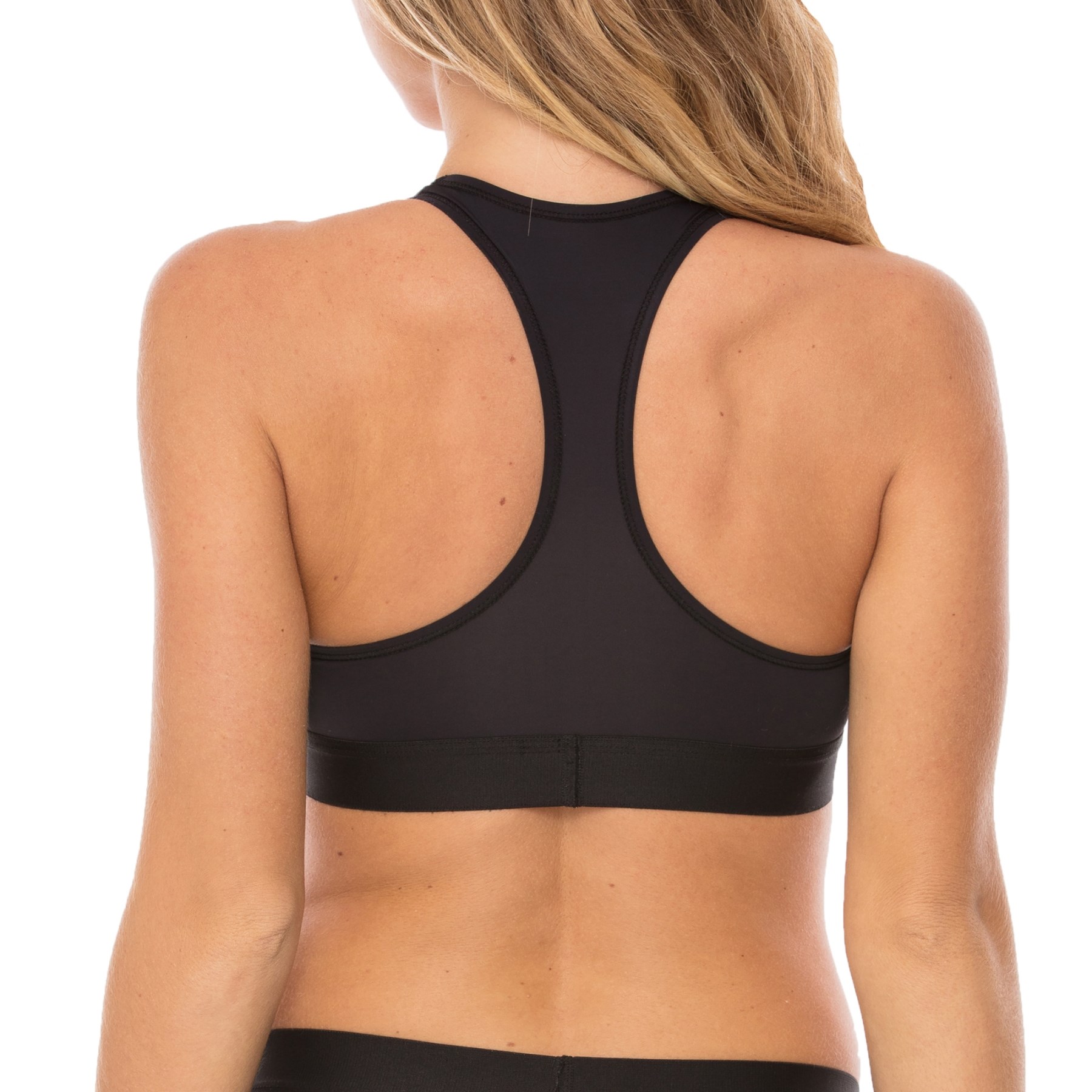 Comfy Performance Racer Back Bra Pitch Black