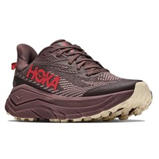 Hoka Womens Challenger 8 GTX | Black / Burgundy