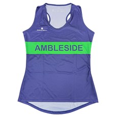 Ambleside AC Womens Racer Back Vest | Navy / Green