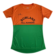 Bowland FR Women's SS Tee | Orange / Green