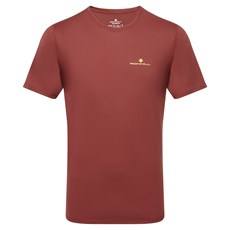 Ron Hill Mens Core SS Tee | Chestnut / Acid