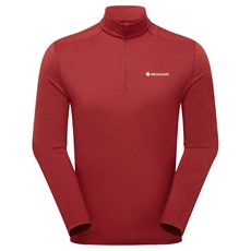 Montane Mens Dart XT Zip Neck | Dark Maple