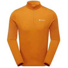 Montane Mens Dart Zip Neck | Amber