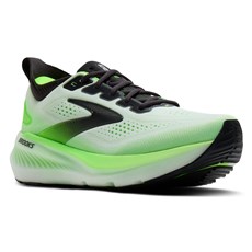 Brooks Mens Glycerin 23 | White / Green Gecko