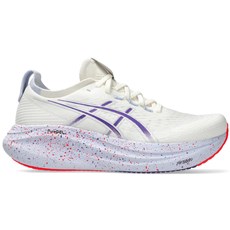 Asics Mens Nimbus 27 Tokyo | Cream / Edu Purple