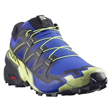 Salomon Mens Speedcross 6 | Bluiing / Acid Lime